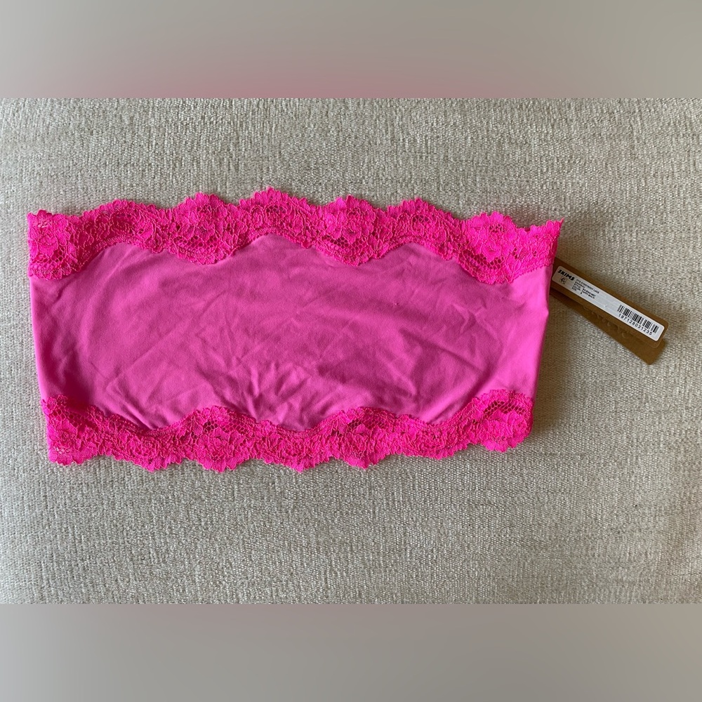 SKIMS - FITS EVERYBODY LACE BANDEAU - TAFFY MULTI